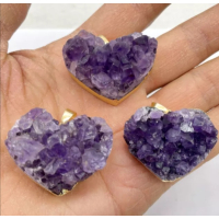 Amethist hartjesketting